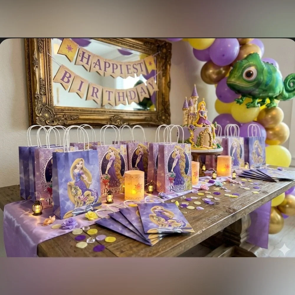 Bulk 46 Disney Rapunzel Tangled Party Favor Bags Princess Goodie Bags New
